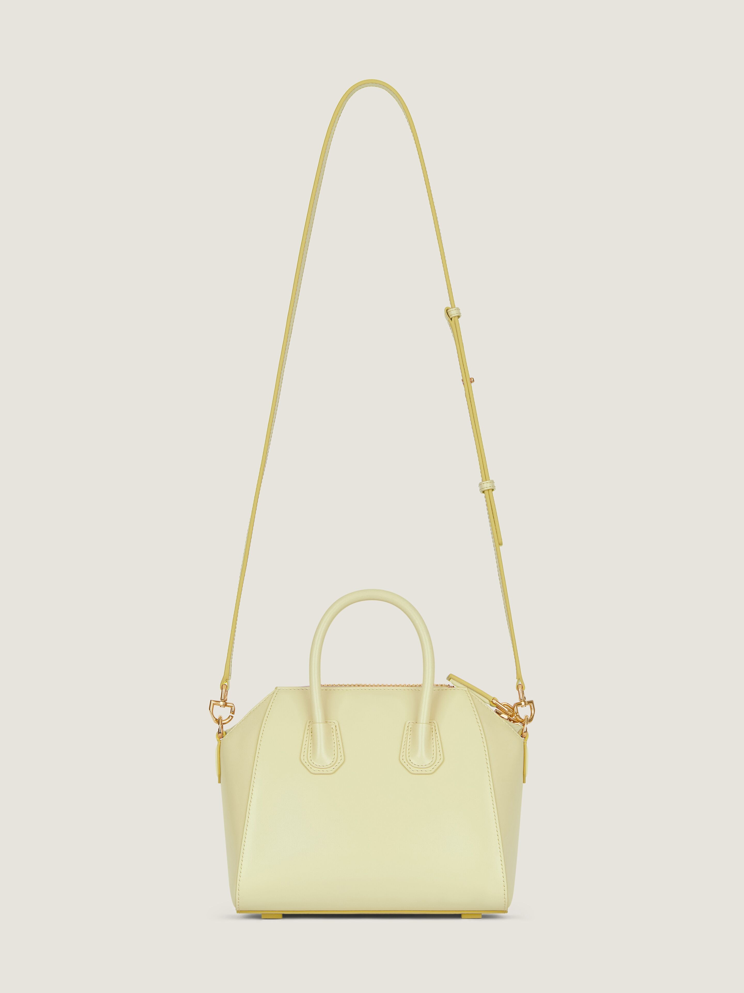 Mini Antigona bag in Box leather